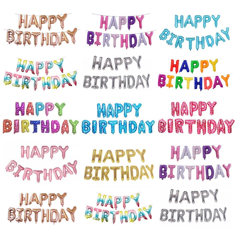בלוני "יום הולדת שמח" למסיבות
