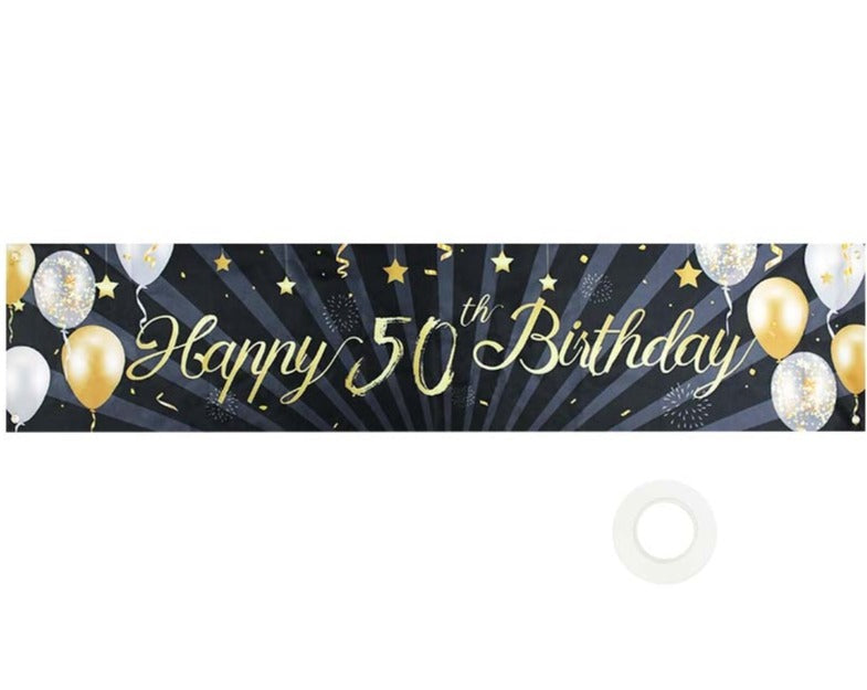 באנר שלט יום הולדת לפי גילאים