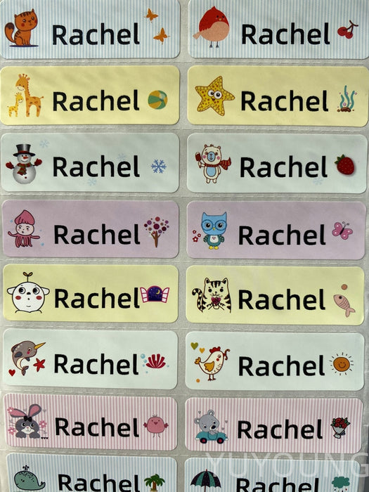 מדבקות שם אישיות