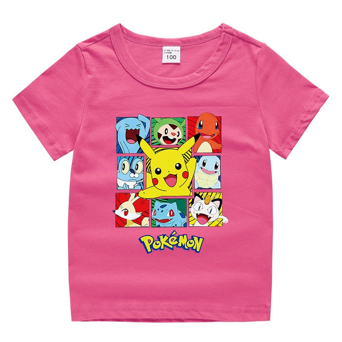 חולצת כותנה בהדפס פוקימון