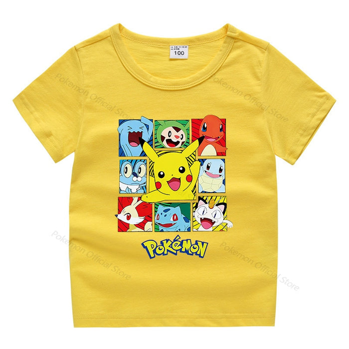 חולצת כותנה בהדפס פוקימון