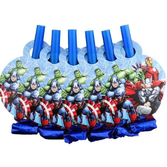 קישוטי יום הולדת גיבורי על