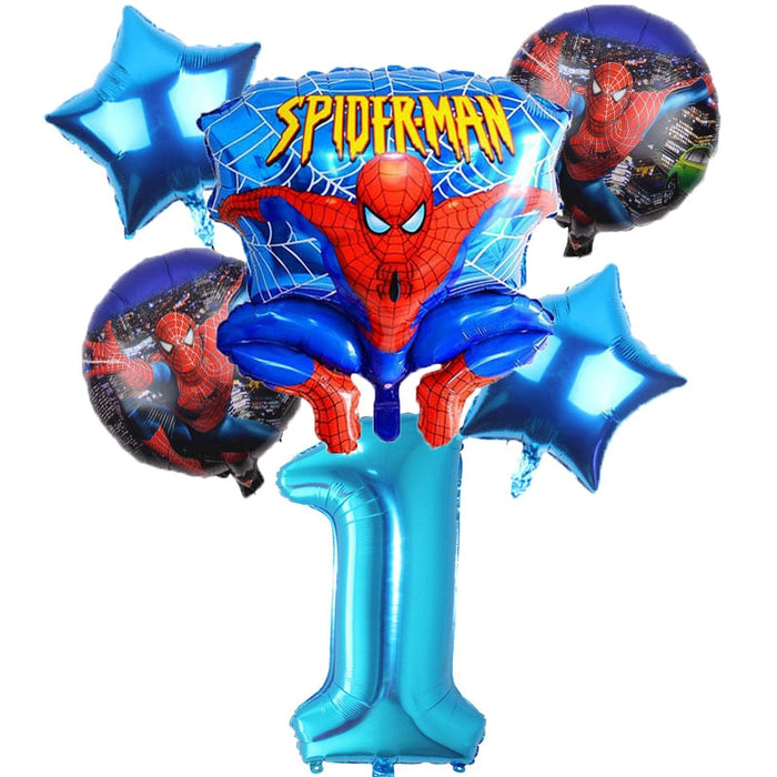 קישוטי יום הולדת גיבורי על