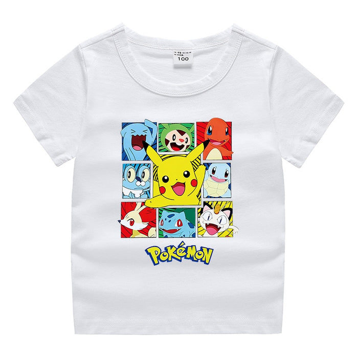 חולצת כותנה בהדפס פוקימון