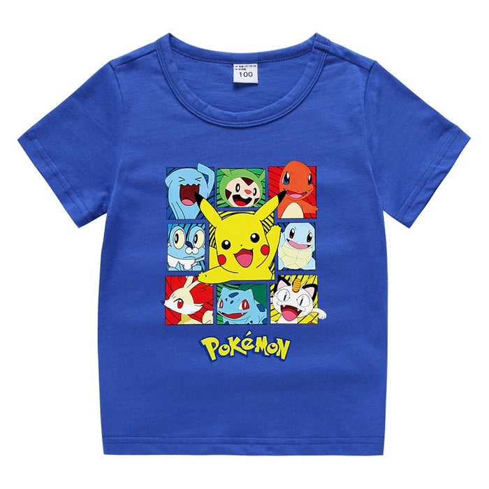 חולצת כותנה בהדפס פוקימון