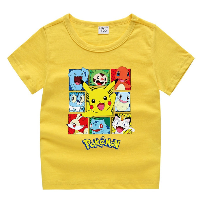 חולצת כותנה בהדפס פוקימון