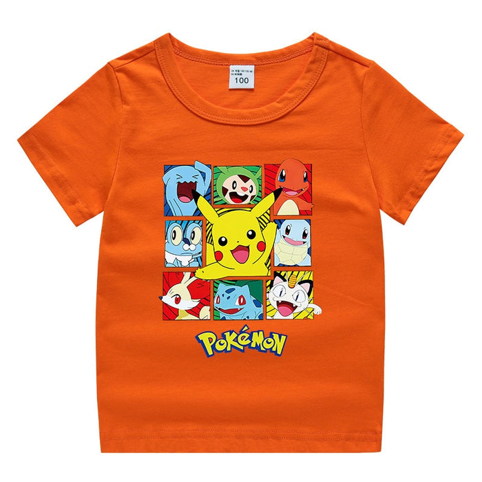 חולצת כותנה בהדפס פוקימון