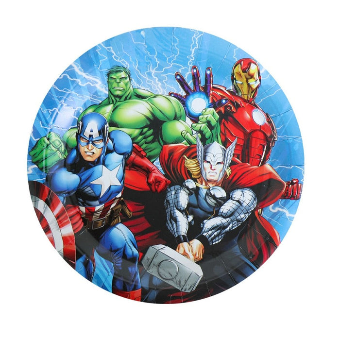 קישוטי יום הולדת גיבורי על