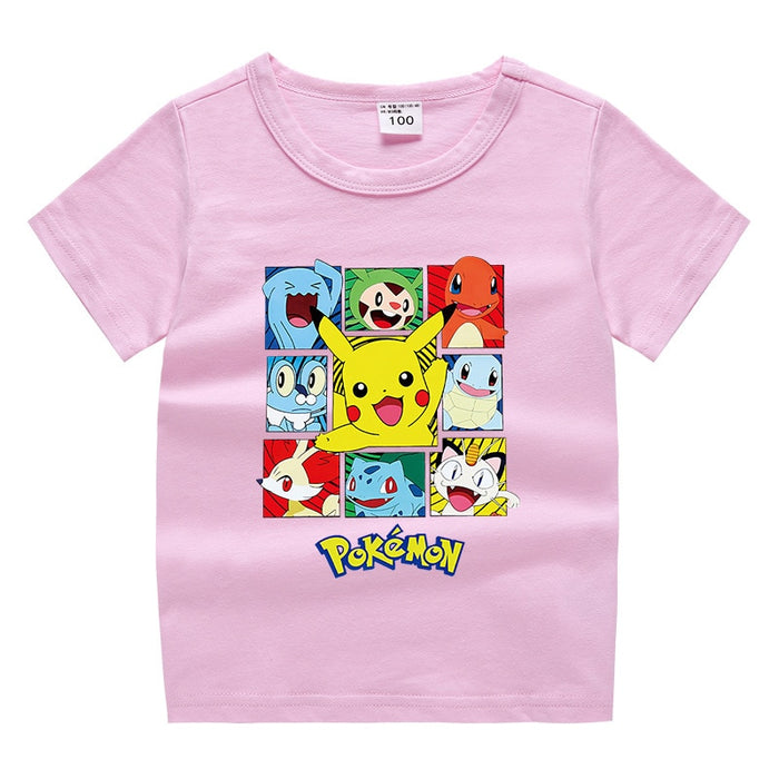 חולצת כותנה בהדפס פוקימון