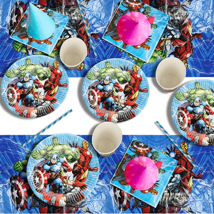 קישוטי יום הולדת גיבורי על