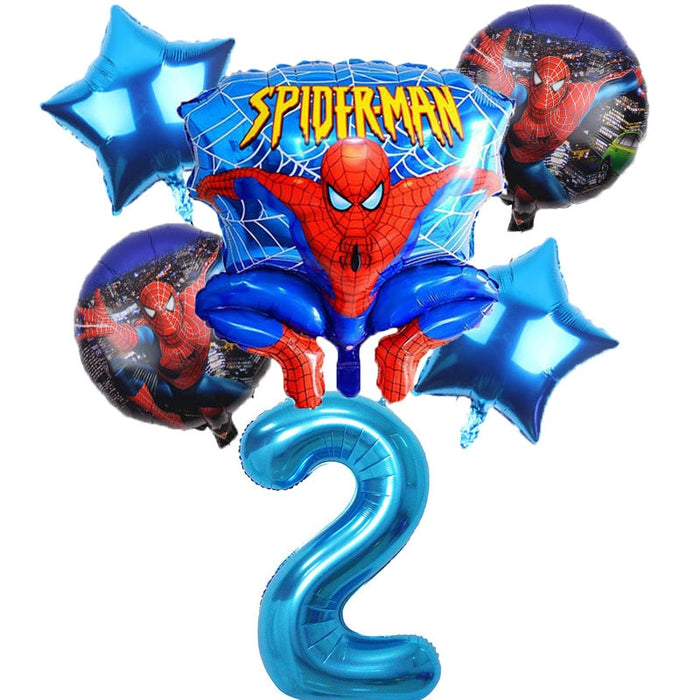 קישוטי יום הולדת גיבורי על