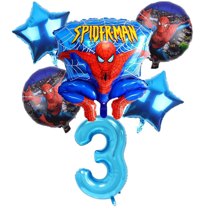 קישוטי יום הולדת גיבורי על