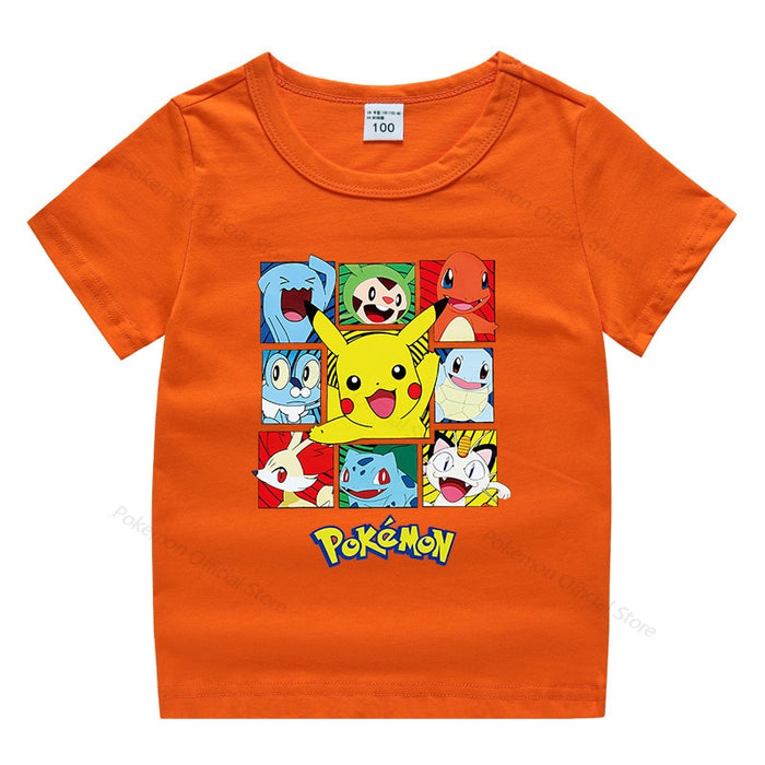 חולצת כותנה בהדפס פוקימון